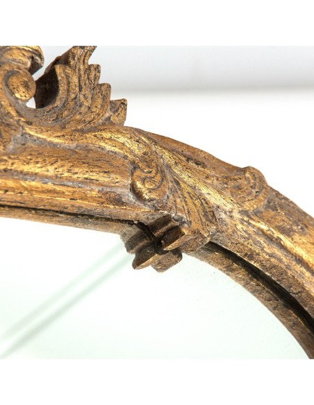 Espejo  Fuveau Colonial en Madera Tropical Dorada – Vical Home