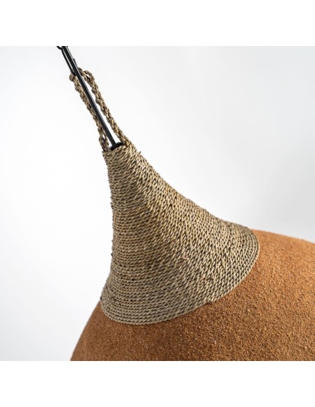 Lámpara de Colgar Swolgen Terracota de Vical Home en Resina Artesanal