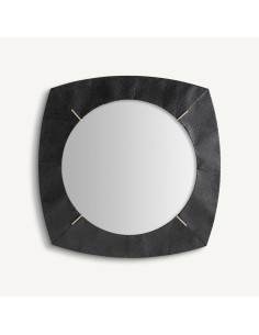 Espejo Murren de Vical Home en Hierro Negro y DM | Estilo...