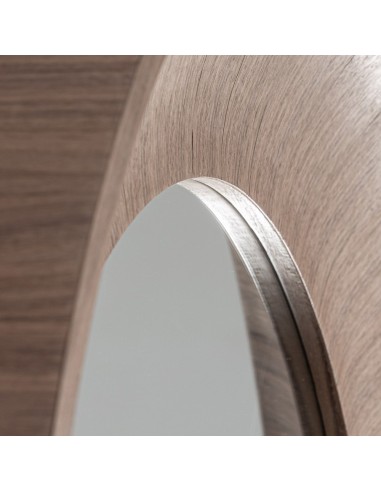Espejo Zermatt Redondo de Vical Home en Nogal...