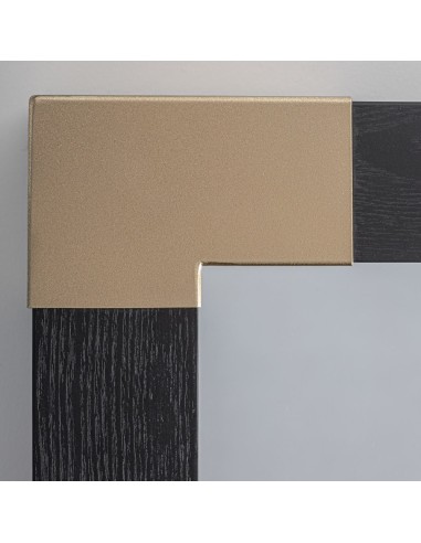 Espejo Delmont de Vical Home en Fresno Negro y...