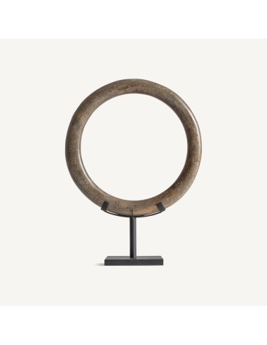 Figura Decorativa Nórdica de Mármol y Hierro...