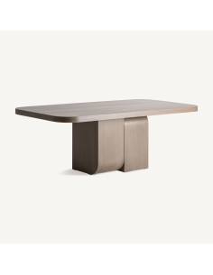 Mesa Stein de VICAL HOME – Mesa de Roble Marrón de Diseño... 2