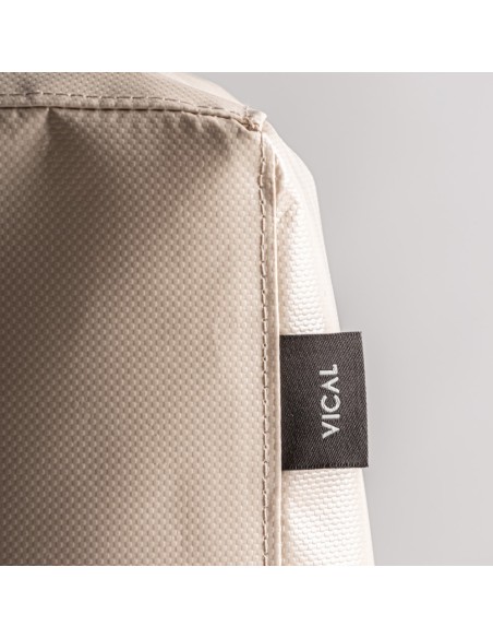 Funda Protectora para Mesa Auxiliar de VICAL – Poliéster Beige de Alta Calidad