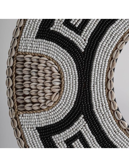 Figura Decorativa Contemporánea de VICAL Home en Bambú y Hierro Negro