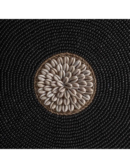 Figura Decorativa Contemporánea de VICAL Home en Bambú y Hierro Negro