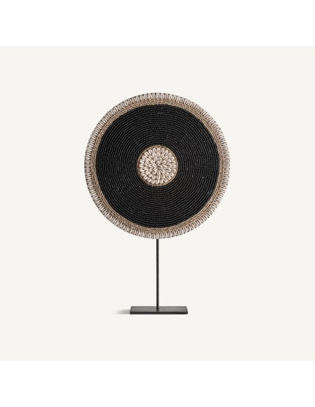 Figura Decorativa Contemporánea de VICAL Home en Bambú y Hierro Negro