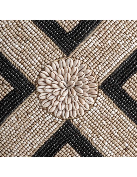 Figura Decorativa Contemporánea de VICAL Home en Bambú y Hierro Negro