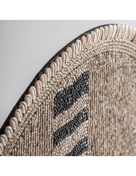 Figura Decorativa Contemporánea de VICAL Home en Bambú y Hierro Negro