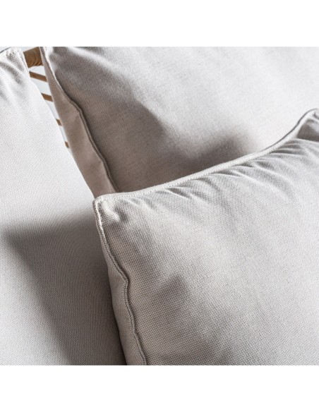 Sofá plissé rattan