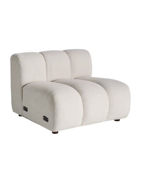 Módulo Central Dortan Vical Home – Sofá Gris Contemporáneo Desmontable