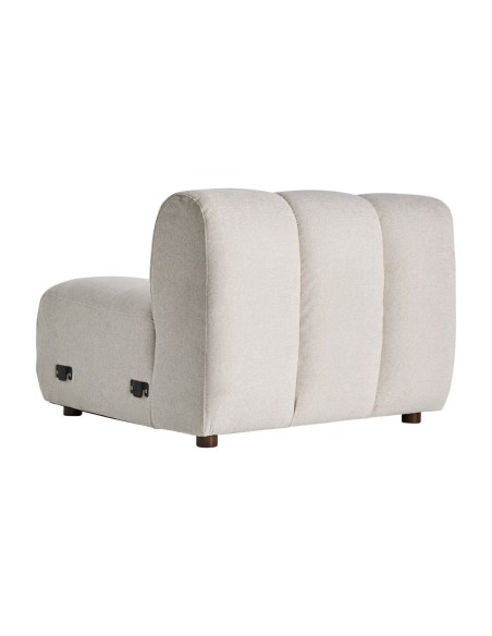 Módulo Central Dortan Vical Home – Sofá Gris Contemporáneo Desmontable