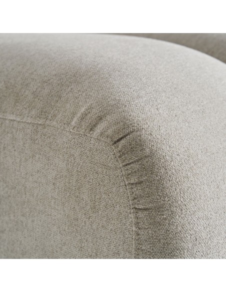 Módulo Central Dortan Vical Home – Sofá Gris Contemporáneo Desmontable