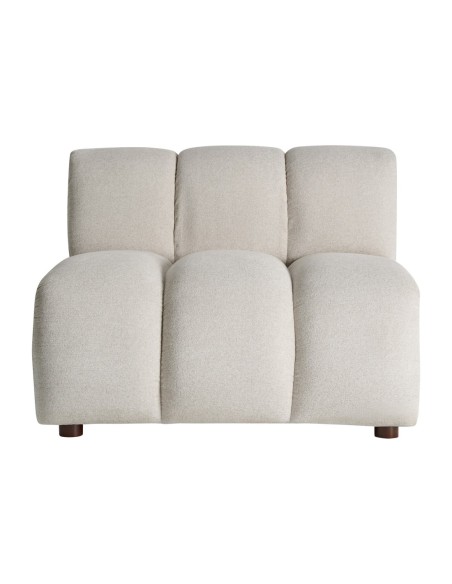 Módulo Central Dortan Vical Home – Sofá Gris Contemporáneo Desmontable