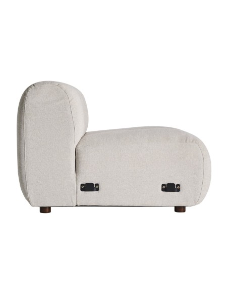 Módulo Central Dortan Vical Home – Sofá Gris Contemporáneo Desmontable