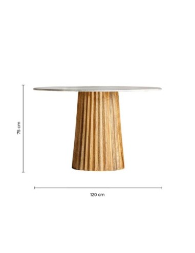 Mesa comedor plissé wood