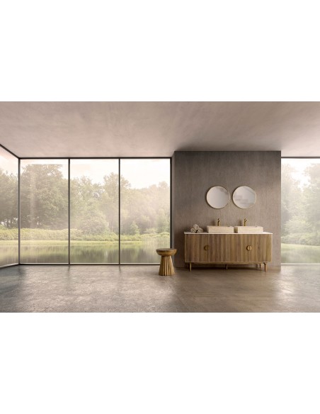 Mesa auxiliar plissé wood