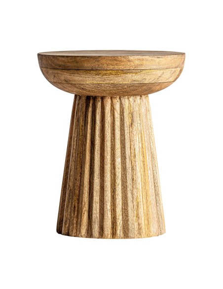 Mesa auxiliar plissé wood