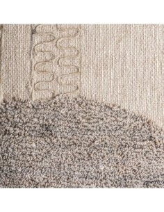 Cuadro Urzuri en yute y algodón con marco de madera de... 2