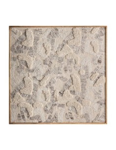 Cuadro Bram de Vical Home en madera de mango y algodón...