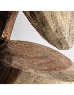 Escultura Harper de Vical Home en madera de teka marrón –... 2