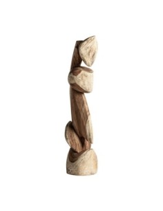 Escultura Harper de Vical Home en madera de teka marrón –...