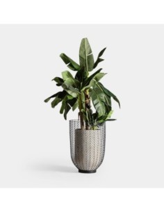 Macetero j/2 plissé metal 2