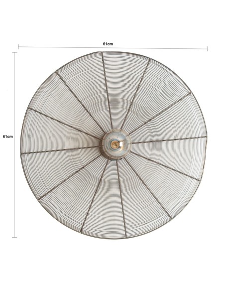 Aplique Redondo Colonial en Hierro Dorado Envejecido – Vical Home