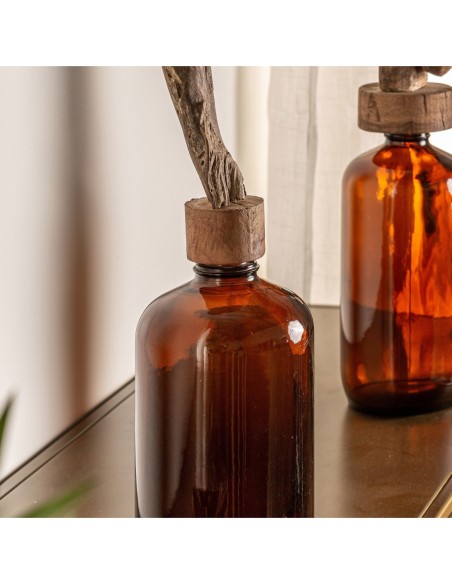 Botella decorativa tronco