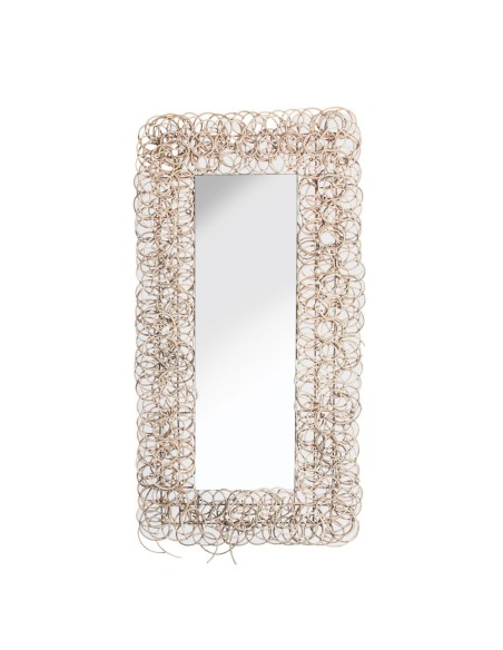 Espejo Rectangular de Ratán Marrón Lezbur – VICAL Home