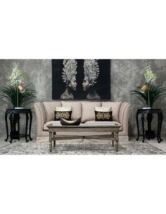 Lienzo caras balinesas 2