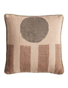 Cojín Amun de yute beige con fibra natural marrón – Vical... 2