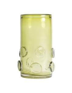 Jarrón Kio Pequeño de Vidrio Verde Traslúcido – Vical Home