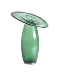 Jarrón Akari de Vidrio Verde Traslúcido – Vical Home