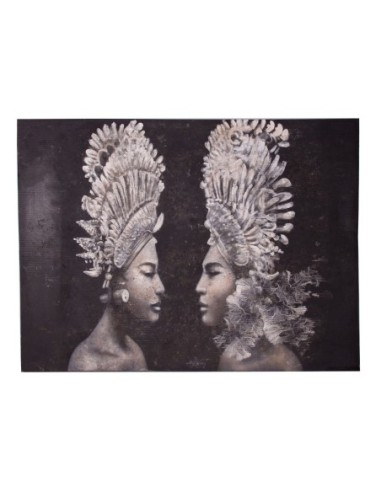 Lienzo caras balinesas