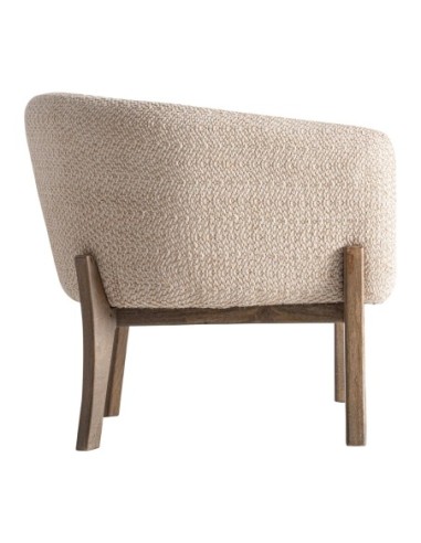 Sillón Liermo Contemporáneo en Yute Blanco Roto...