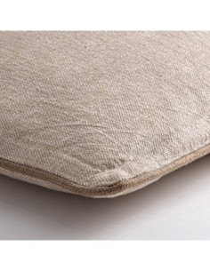 Cojín Sarabe en lino beige con fibra natural – Vical Home... 2