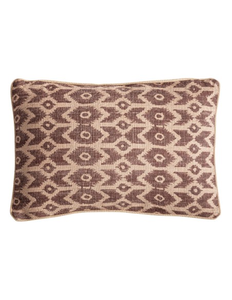 Cojín Tacio de yute beige y tonos neutros – Vical Home | 60x40 cm