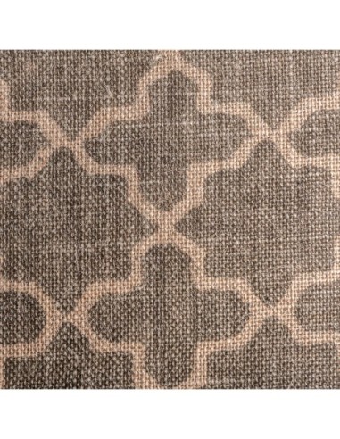 Cojín Nefer de yute beige y fibra natural verde...