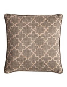 Cojín Narmer de yute beige con fibra natural en ocre y... 2