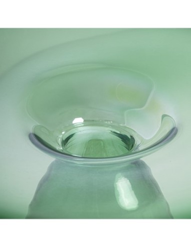 Jarrón Akari Vidrio Verde Traslúcido 42x37x54...
