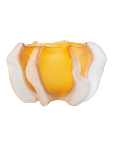 Jarrón Mizuki Vidrio Ámbar 30x30x17 cm – Vical...