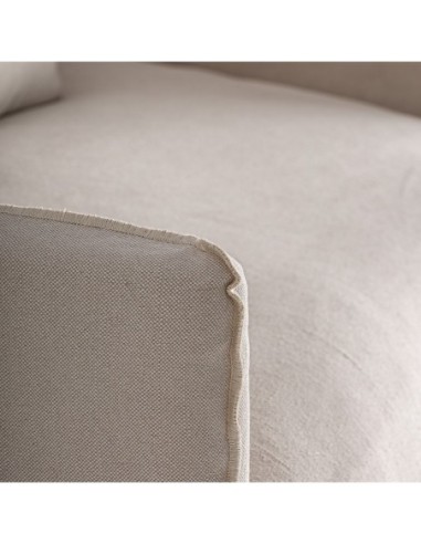 Sillón Pugnac de Lino Beige – Estilo...