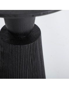 Mesa auxiliar Gruteau Vical Home en madera de mango negra... 2