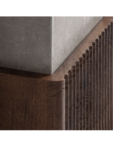 Mesa auxiliar Anzex Vical Home de madera de...