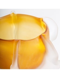 Jarrón Mizuki Vidrio Ámbar 30x30x17 cm – Vical Home 2