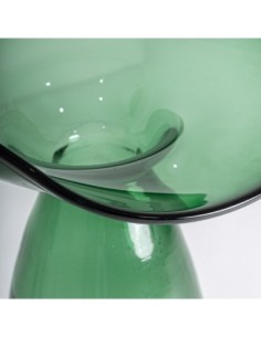 Jarrón Akari Vidrio Verde Traslúcido 37x32x55 cm – Vical... 2