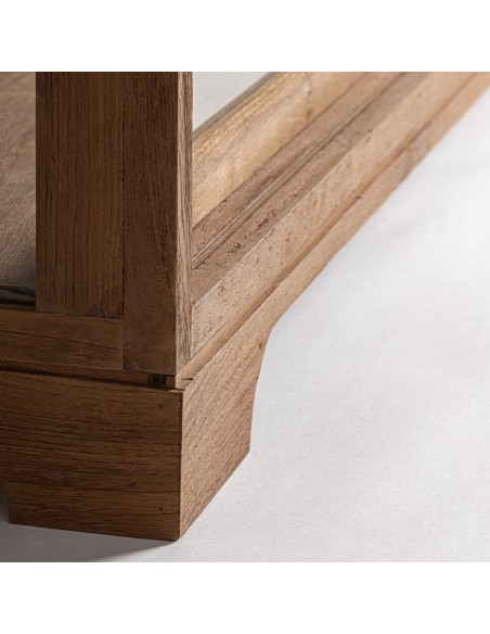Vitrina Broich Vical Home de Estilo Colonial en Madera de Teka y Vidrio