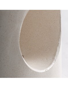 Mesa auxiliar Baum de Vical Home | Mesa de terrazo blanco... 2