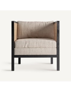 Sillón Kaleb de Vical Home – Madera de Mango y Tejido... 2